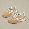 Nuevos Zapatos de Entrenamiento Moral con Suela Gruesa para Mujer Primavera 2025, Modernos, Cómodos y Versátiles Zapatos Forrest Gump, Zapatos Casuales de Cuero a la Moda, Planos