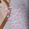 Céu Fofo Celebridade da Internet Mais Vendido Rosa Laser Escama de Golfinho Luz Adesivos para Nail Art Desenho Animado DIY Decoração para Capa de Celular Adesivos