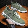 Zapatos de Hombre Primavera 2025 Nuevos Zapatos de Lona Modernos Versátiles Casuales Deportivos Zapatillas Antideslizantes Resistentes al Desgaste Zapatos Ligeros para Hombre