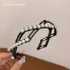 Faixa de cabeça dobrável portátil para viagem, faixa de cabeça de coroa alta, ferramenta para arrumar o cabelo de adulto, presilha de cabelo, acessório de cabelo simples para mulheres