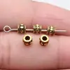 4,7x 4,7x 3,9mm 0,23g multicolorido acessórios DIY contas pequenas furadas retro contas espaçadoras