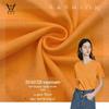 Primavera e verão algodão pull frame de um lado tecido de malha 32S / 40s penteado Lycra Algodão jersey T-shirt vestido tecido