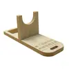 Soporte de Madera Maciza Base Fija con Cabezal de Fusión en Caliente Herramienta Accesorios Soporte Universal Engrosado Anti-quemaduras Pistola de Fusión en Caliente