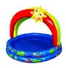 Unicornio Inflable de PVC para Piscina Piscina Inflable de Ganso Blanco Grande Piscina Inflable de Pelotas Onduladas