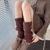 Perneiras de Lã Grossa Estilo JK Japonês Desejo Puro Menina Picante Malha Torcida com Punho para Outono e Inverno Meia 7/8 Baggy para Meninas