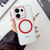 Funda magnética transparente de colores adecuada para OPPO Reno16, lujo 15, gama alta 14Pro, funda de teléfono estilo ins coreano para niñas