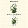 Pegatinas de Pared Autoadhesivas Brup con Plantas Verdes, Monstera, Palma y Flores para Ambiente de Entrada y Pasillo Hs2183Q