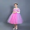 Verano nuevo Sofía Halloween vestido largo de princesa vestido de niña nacido en el sol vestido vestido flor