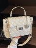 Moda Caliente de Venta Estilo Chanel Elegante Lujo Ligero Bolso Pequeño de Mano para Mujer Ocio Viajero Bolso Cruzado de Cadena de Gama Alta
