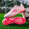 Zapatos de fútbol F50 para el Mundial transfronterizo para hombres y mujeres, de corte bajo con tacos largos para césped artificial para jóvenes, zapatos de entrenamiento de fútbol al por mayor