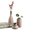 Jarrón de Cerámica Adornos de Escritorio, Floreros Retro, Arreglos Florales Grandes Zen, Accesorios para el Hogar, Arreglos Florales Zen, Estilo Chino Mini