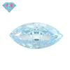 Huagang Gem 9A Diamante de Alto Carbono Azul Claro Corte Flor de Hielo Forma Ojo de Caballo Zircón CZ Forma de Hoja Piedra Suelta Piedra Principal de Anillo
