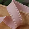 Cinta de terciopelo medio satinado de doble cara dobladillo de falda de onda grande cinta tejida lazo hecho a mano accesorio para el cabello accesorios de decoración de ropa cinta de volantes