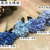 Fabricante de Hortensias Simuladas, Flores Azules para Bodas, Recomendación de Varias Rosas de Hortensia Azules con Flores, Flores Artificiales al por Mayor