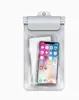 Bolsa protectora para teléfono para rafting al aire libre en parque acuático, transparente, colgante para el cuello, compatible con pantalla táctil, bolsa impermeable con airbag