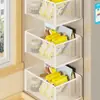 Estante de Almacenamiento Magnético para Refrigerador, Estante Lateral de Almacenamiento Montado en la Pared, Estante Lateral para Especias de Cocina, Gadget de Estante de Almacenamiento Multifuncional