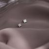 Nuevos Pendientes Estilo Coreano Estrella de Ocho Puntas Dulces para Mujer, Pendientes Retro Simples Elegantes, Pendientes Transfronterizos Europeos y Americanos de Comercio Exterior