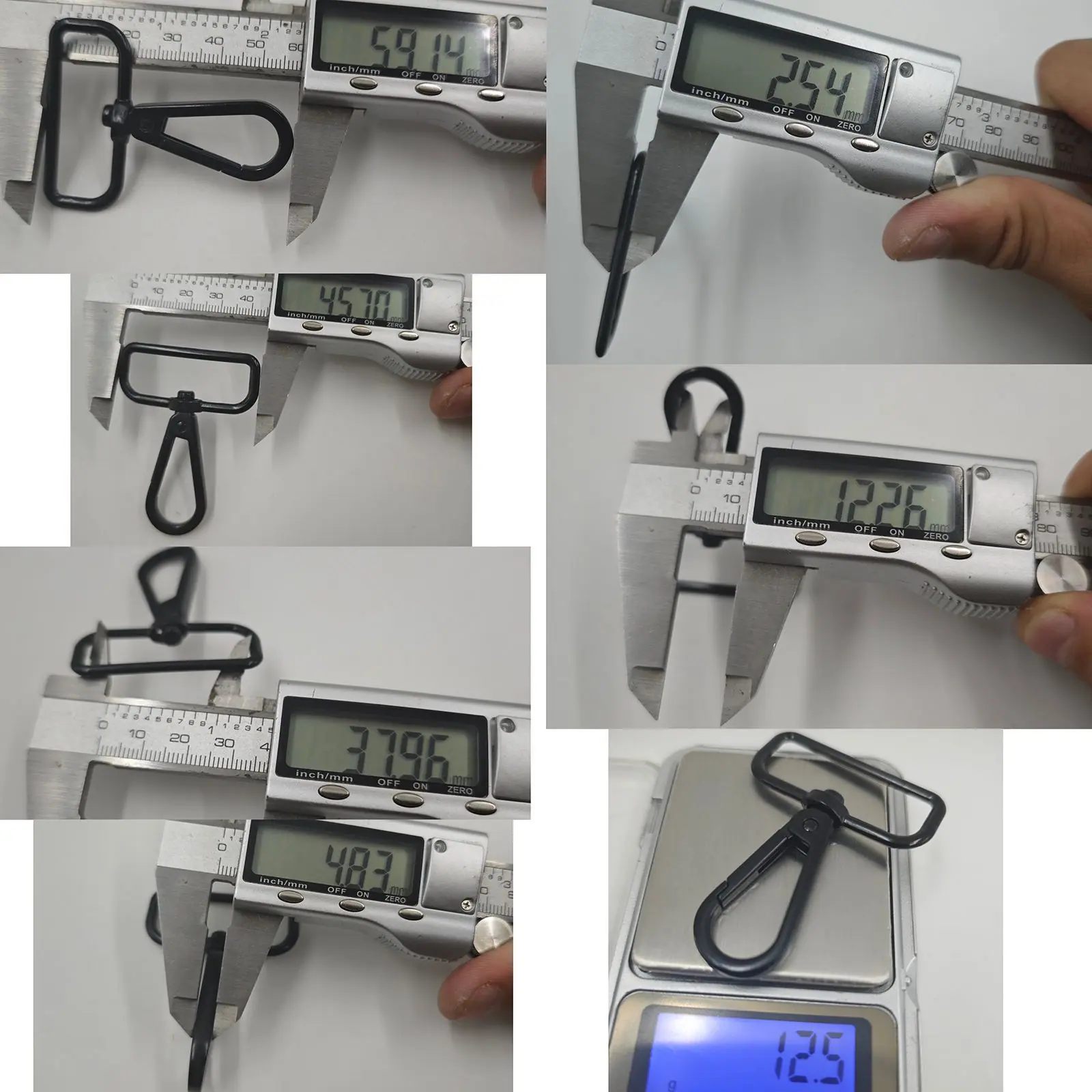 锌合金钩扣狗扣方尾板扣