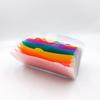 Bolsa organizadora de almacenamiento de facturas con diseño de arcoíris, material PP, portátil, multicapa, bolsa de archivo para almacenamiento de facturas, carpeta de archivos de datos para estudiantes