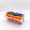 Nueva carpeta acordeón para guardar billetes, mini de 7 compartimentos 13 compartimentos páginas arcoíris, carpeta multicapa de PP esmerilado, venta al por mayor desde el fabricante
