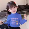 Y2223# playera de terciopelo para niña del Joker manga larga ropa para niños nueva playera de otoño top playera básica para niños grandes