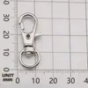 [Yuku] Hebilla de Puerta Giratoria de 12x33 mm con Chapado de Seis Colores del Fabricante Llavero Giratorio Accesorios para Joyería de Aleación DIY