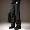 Pantalones Casuales de Alta Gama Estilo Retro Americano para Hombre, Nuevos de Otoño Elásticos para Deportes al Aire Libre Sueltos para Hombre