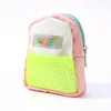 Nova Mini Carteira de Moedas de Nicho Estilo Ins Portátil Pequena Cor Contrastante Pequena Bolsa de Cartão Mini Zíper Bolsa para Fones de Ouvido Portátil