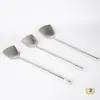 Venta al por mayor del fabricante Cuchara de mano de acero inoxidable Cuchara de servir de chef para restaurante Cuchara de sopa Mango largo Cuchara de mano engrosada Cuchara de cocina Mango largo