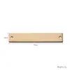 Conector de Etiqueta Duplo Furo Longo Tira de Aço Inoxidável Espelhado Transfronteiriço Acessórios de Joia Pulseira DIY Colar Pode Ser Gravado