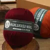 Fio de lã mercerizada 100% lã merino 100g rolo grande novelo de lã de espessura média para tricô à mão atacado feito à mão