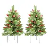 Estacas em Forma de Árvore de PVC Iluminadas - Decoração de Natal para Exterior, Jardim e Praia Mais Vendida da Amazon em Comércio Eletrônico Transfronteiriço