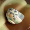 Nueva Taza Maestra Azul y Blanca con Patrón de Loto Estilo Chino, Taza de Degustación de Cerámica, Juego de Té Kung Fu Pintado a Mano, Taza de Té Personal