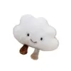 Boneca de Pelúcia Cartoon Criativa Fofa Expressão de Nuvem Rosto Sorridente Popular no Instagram Acessórios de Penteado Presilha Pingente para Mala