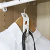 Gancho Conector para 4 Perchas Artefacto de Almacenamiento Multiusos para el Hogar Estante para Secar Ropa de Armario de Dormitorio