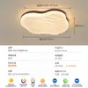 Lámpara de Sala de Estar Gujiayu para Protección Ocular, Lámpara de Techo Estilo Vintage, Protección Ocular Wabi-Sabi Retro Nube Lámpara para Dormitorio Sala de Estudio 357L