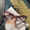 Armação Irregular Ultra-Leve Estilo Hong Kong Retro Tendência Espelho Plano Anti-Luz Azul para Mulheres com Uso Diário Elegante e Sofisticado