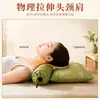 Almohada Combinada de Mugwort con Calefacción Eléctrica Almohada Cilíndrica Inflable Almohada de Mugwort de una Sola Pieza Almohada de Tela Gruesa para el Hogar Soporte Cervical Almohada para Columna Cervical con Moxibustión