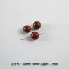 Contas Redondas Lacadas em Acrílico Coloridas como Macaron, Contas Soltas, Corrente de Celular DIY Feita à Mão, Pulseira, Materiais e Acessórios para Joias