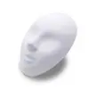 Máscara Facial de Retrato sem Olhos e sem Orifícios Máscara Facial para Adultos Máscara em Branco Pintada à Mão Máscara Jogo Lobisomem Máscara de Plástico PVC