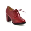 Botas de Tobillo de Tacón Grueso Estilo Británico de Tacón Alto Original de Comercio Exterior para Primavera y Otoño Talla 32-43 Botas para Mujer Zapatos de Cuatro Estaciones Zapatos de Suela