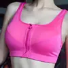 Atacado do Fabricante Sutiã Esportivo Profissional Sem Fio de Alta Resistência Nível 4 à Prova de Choque com Zíper Frontal, Respirável e Leve