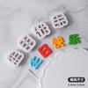 Molde de Silicone Fondant Feliz Aniversário Chinês e Inglês Decoração de Bolo Chocolate Plug-In Ferramentas de Confeitaria DIY