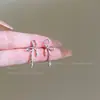 Pendientes de Flores Coloridos Super Hada para Mujer, Pendientes con Atmósfera Estilo Vacaciones de Verano en la Costa, Pendientes Pequeños Frescos y Dulces Estilo Bosque