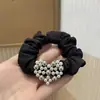 Nova Pérola de Amor Círculo Intestinal Pequeno Corda de Cabelo Bolas Simples de Menina Alta Elasticidade Rabo de Cavalo Cabeça Elegante Título