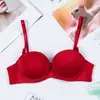 6001# Venta transfronteriza de AliExpress, ropa interior suave de media copa, gruesa para niñas, comercio exterior, sujetador para estudiantes de moda, fábrica outlet