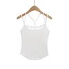 Camisola Sexy Sem Costas Estilo Pure Lust Camisola Sexy Sem Costas Estilo Pure Lust Flor no Peito Renda com Emenda Top Estilo Ocidental Chique