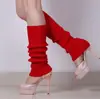 Meias de lã quentes femininas de inverno cor sólida cobertura para perna de adulto atacado meias de pelo coreanas outono e inverno cobertura para pé de tricô cor