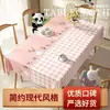 Mantel de Dibujos Animados Estilo Pastoral Impermeable y a Prueba de Aceite Mantel que No Requiere Lavado PVC Engrosado Resistente a Arañazos y al Calor Mantel Protector para Mesa de Café