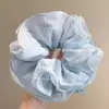 Goma de Pelo Plisada Extra Grande Multicapa para Mujer, Nuevo Estilo 2025 para Moño, Accesorio para el Cabello de Alta Gama